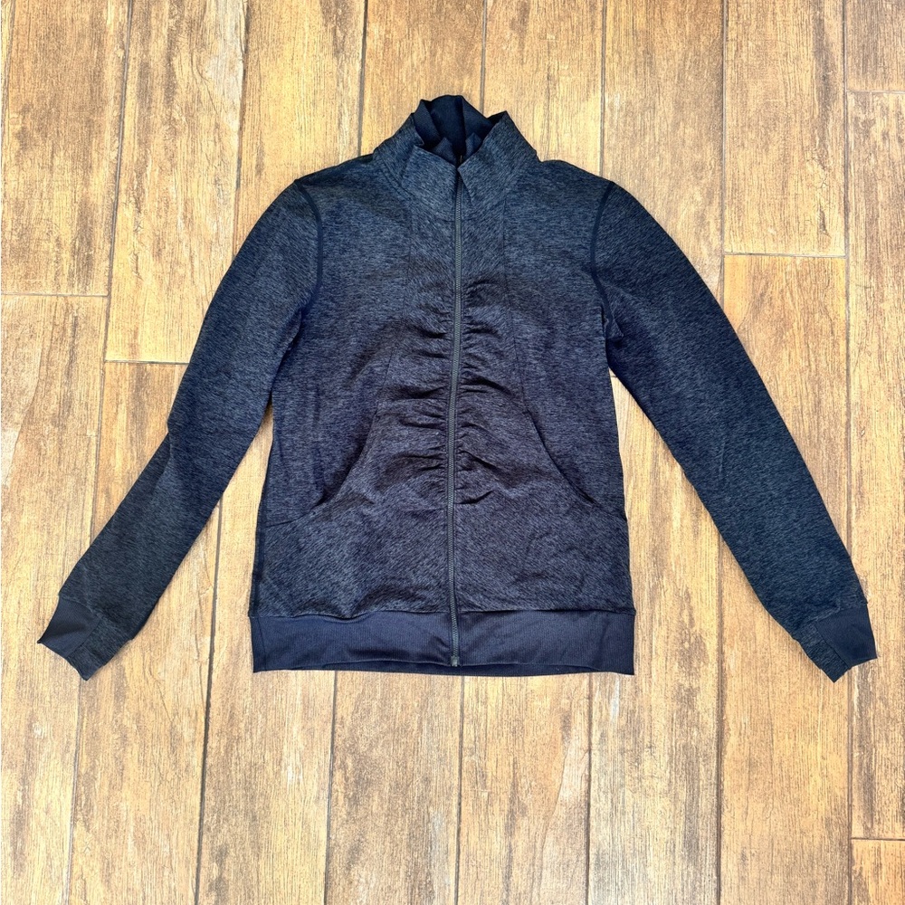 Zella Charcoal Full-Zip Jacket